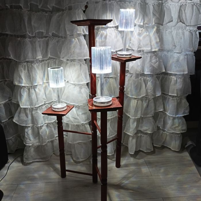 KWIETNIK DREWNIANY 4 ramienny 100/65 cm  okazja ,!