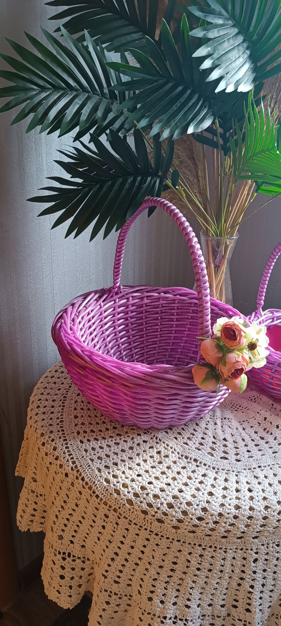 Кошики з ротангу кашпо декор чохол