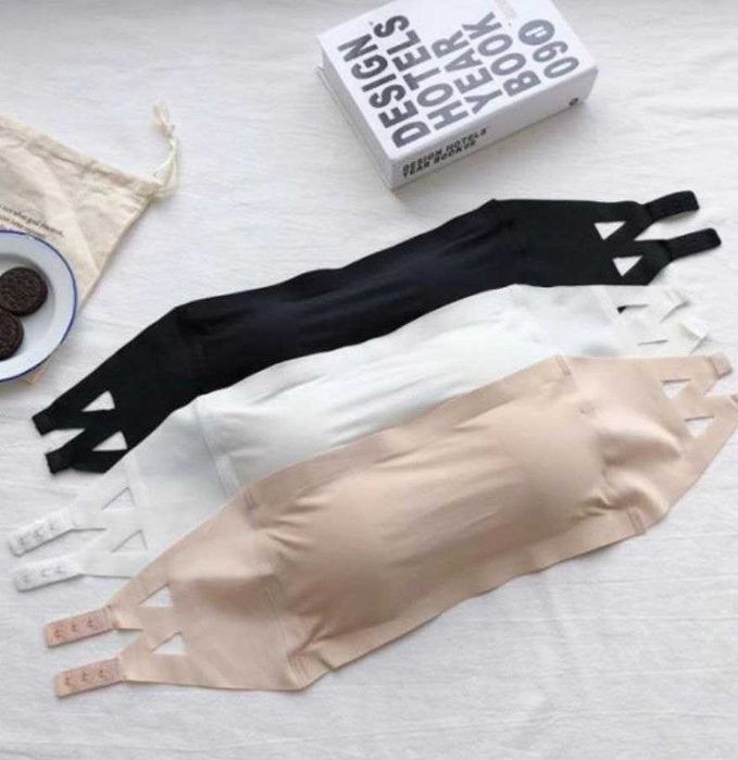 Топ безшовний з чашками / Бандо бюстлальтер