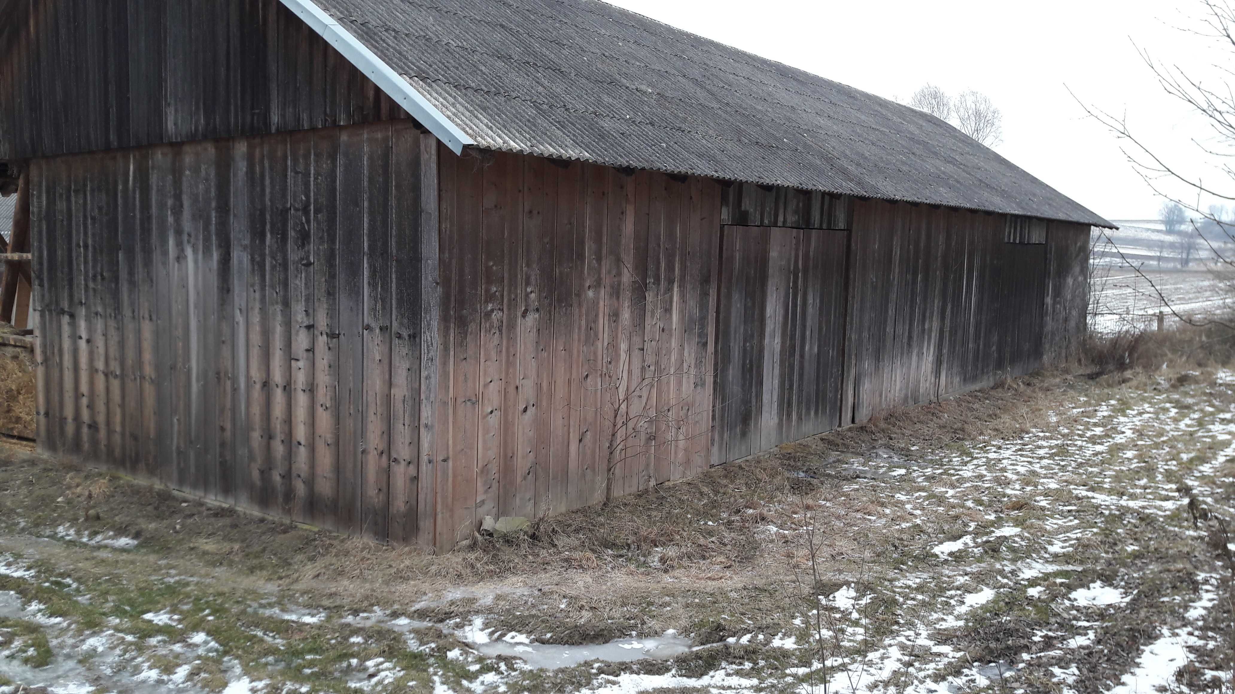 Rozbiórki stodół za darmo skup starego drewna