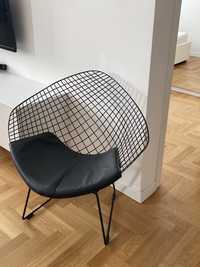 Krzesło industrialne diamond chair metalowe druciane