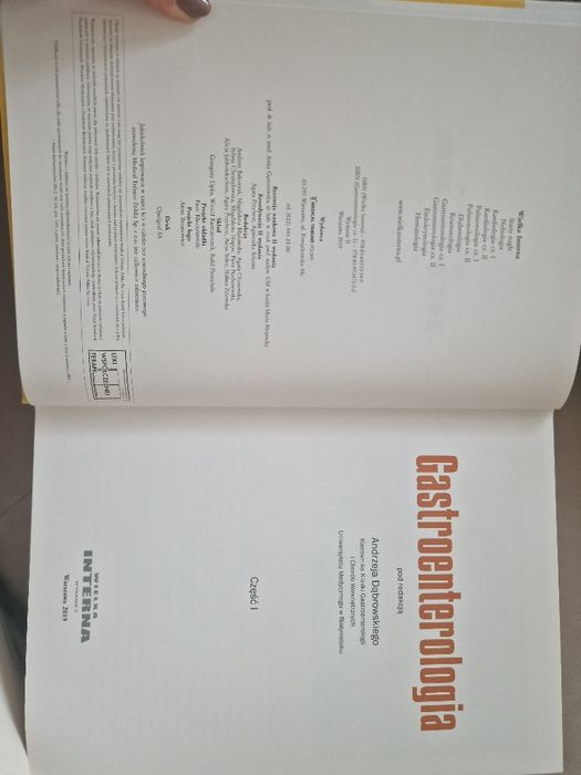 Wielka interna - gastroenterologia - część 1-2
komplet
Autorzy:
Andrze