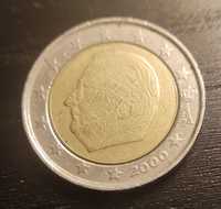 Moeda rara 2€ Bélgica 2000