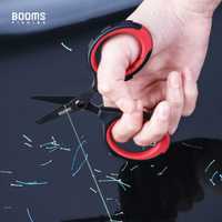 Ножницы Booms Fishing S05 10.5см. Teflon Serrated рыболовные для шнура