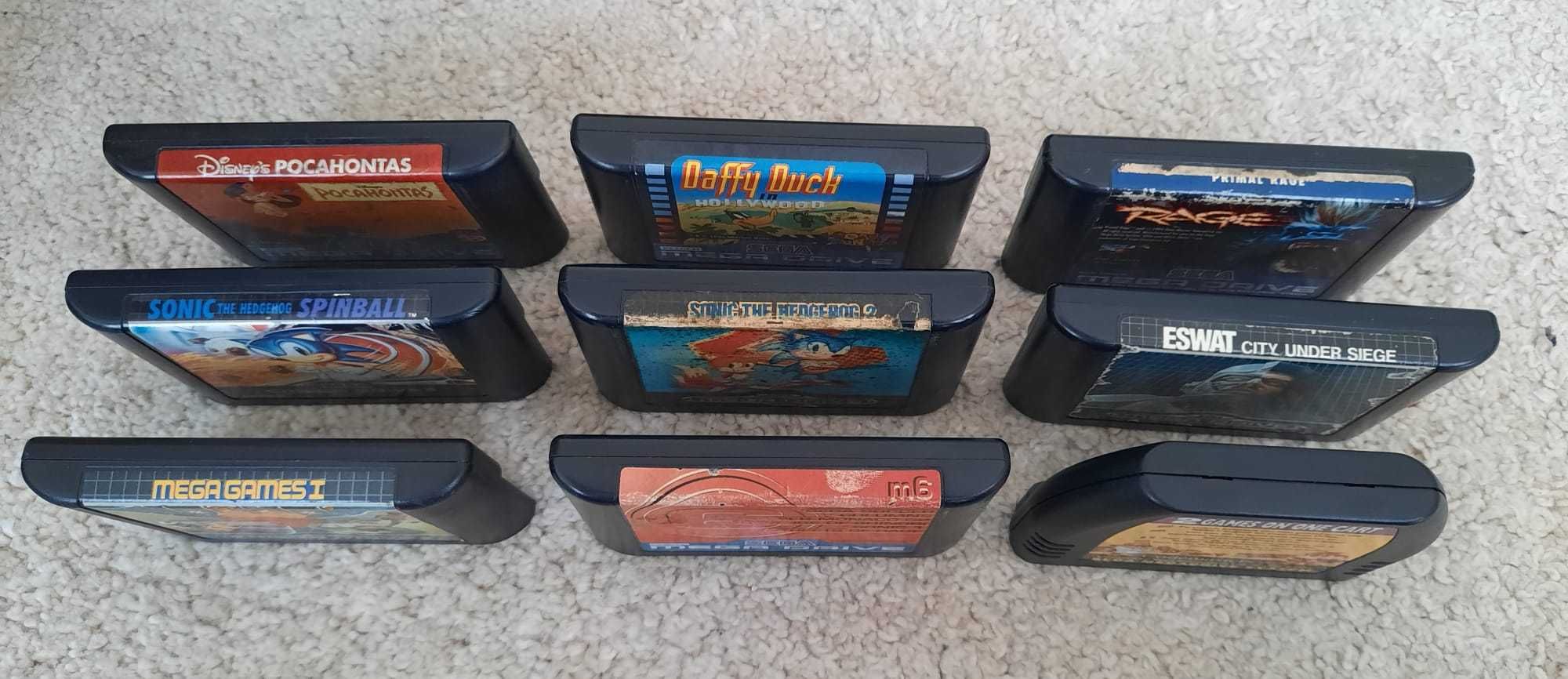 9 cartuchos para Mega Drive