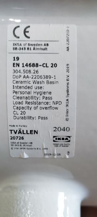 Umywalka łazienkowa