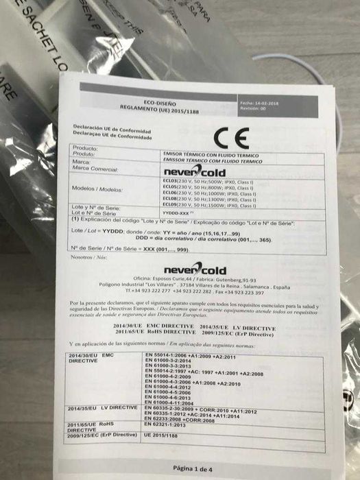 Emissor termico de fluido