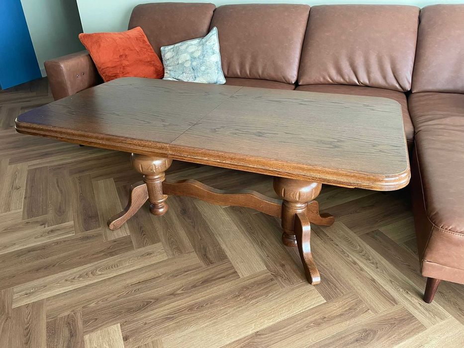 Ława dębowa rozsuwana