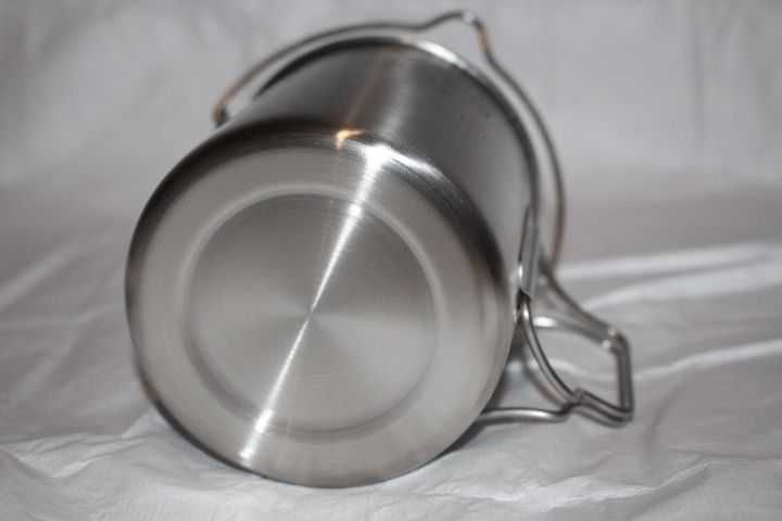 Кружка, казанок з нержавійки POT 750 ml. Казан з нержавіючої сталі