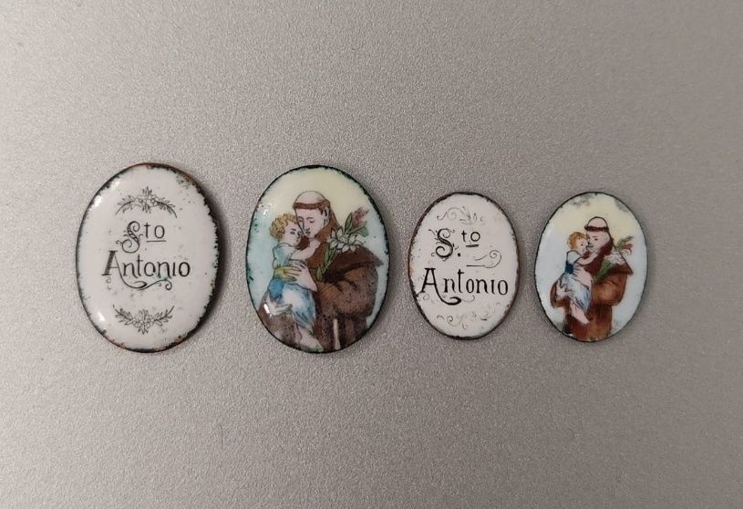 Placas esmalte Santo Antônio