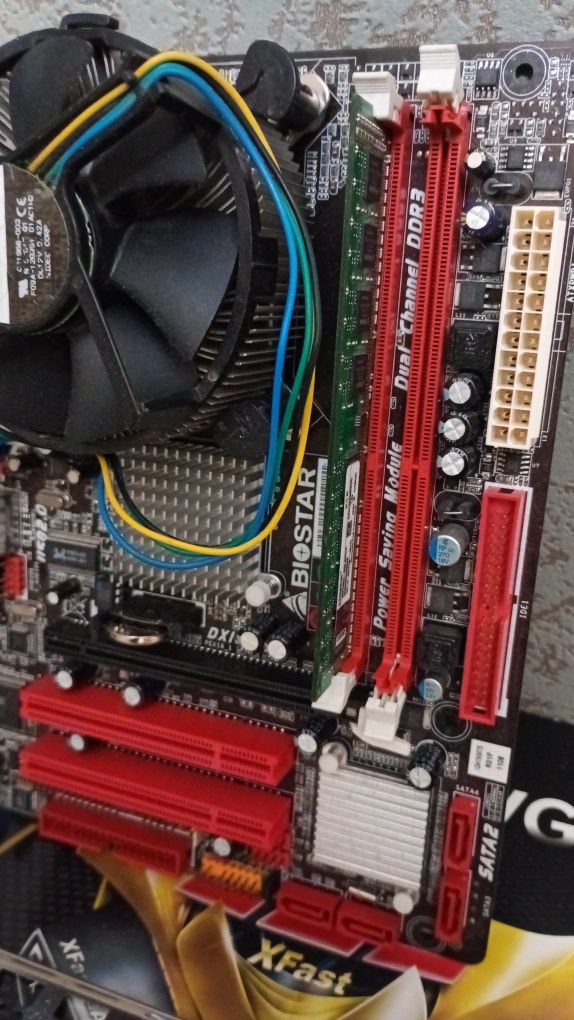 Комплект Intel Quad Q6600 4 ядра/BIOSTAR G41D3+ VER. 6.0/ DDR3 4GB