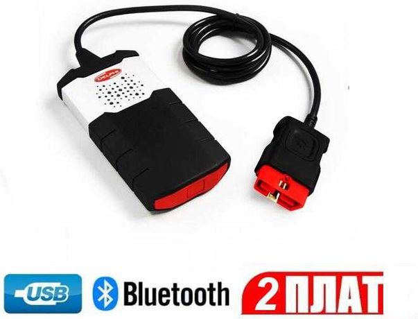 Мультимарочний сканер Delphi DS150E Bluetooth/USB (двухплатний).