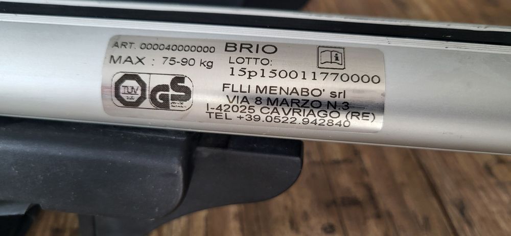 Belki dachowe na relingi, bagażnik dachowy, UNIWERSALNE