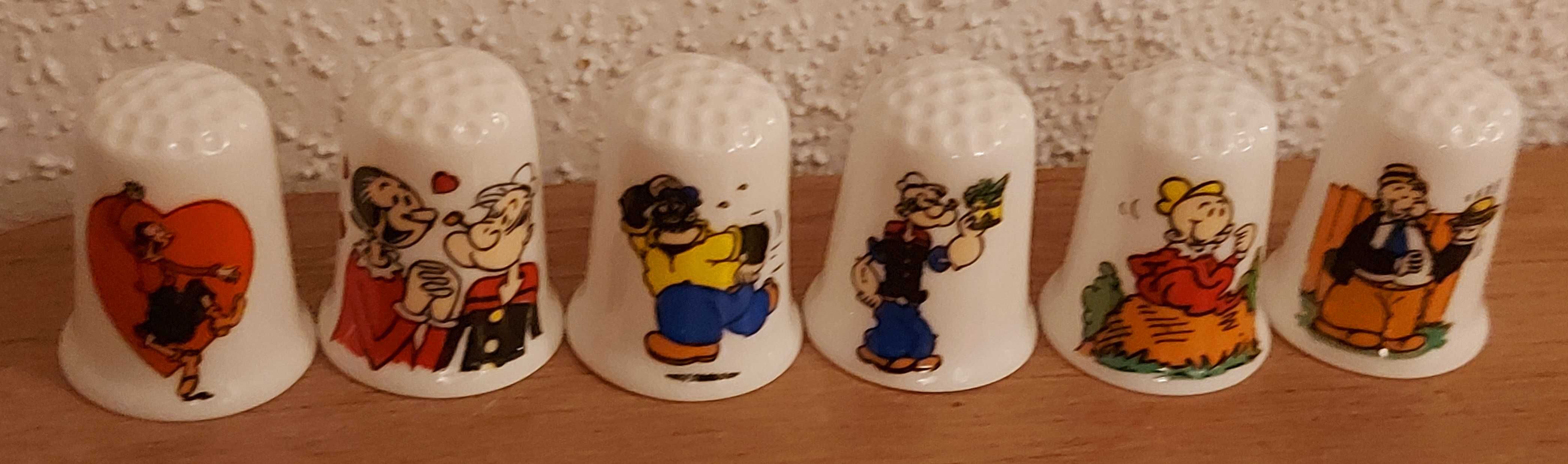 Naparstki kolekcjonerskie Popeye