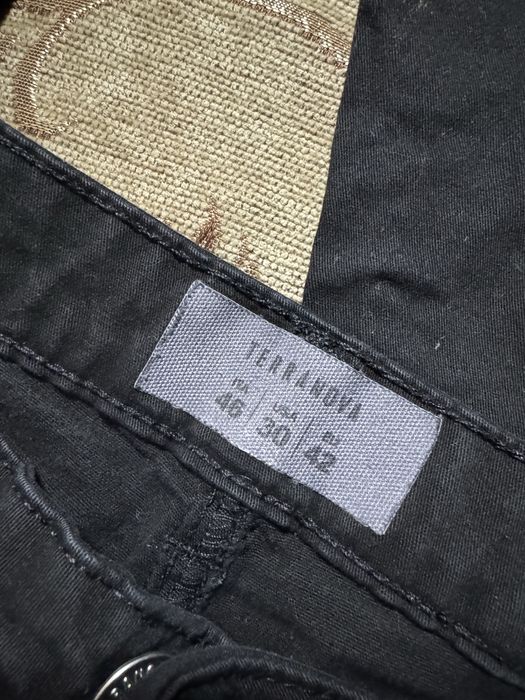 Джинси штани кльош чорні довгі