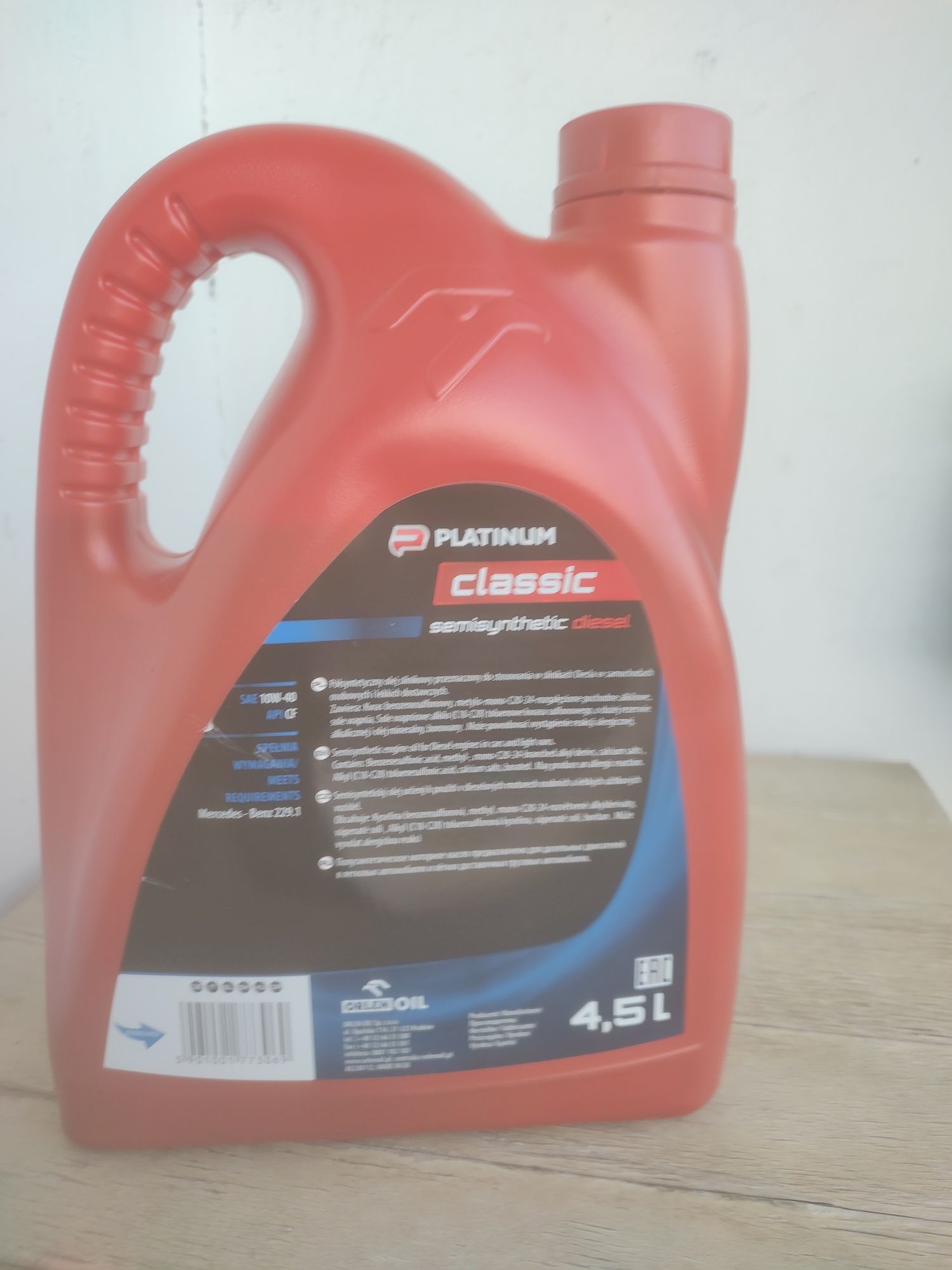 Olej Orlen Platinum diesel 10W-40