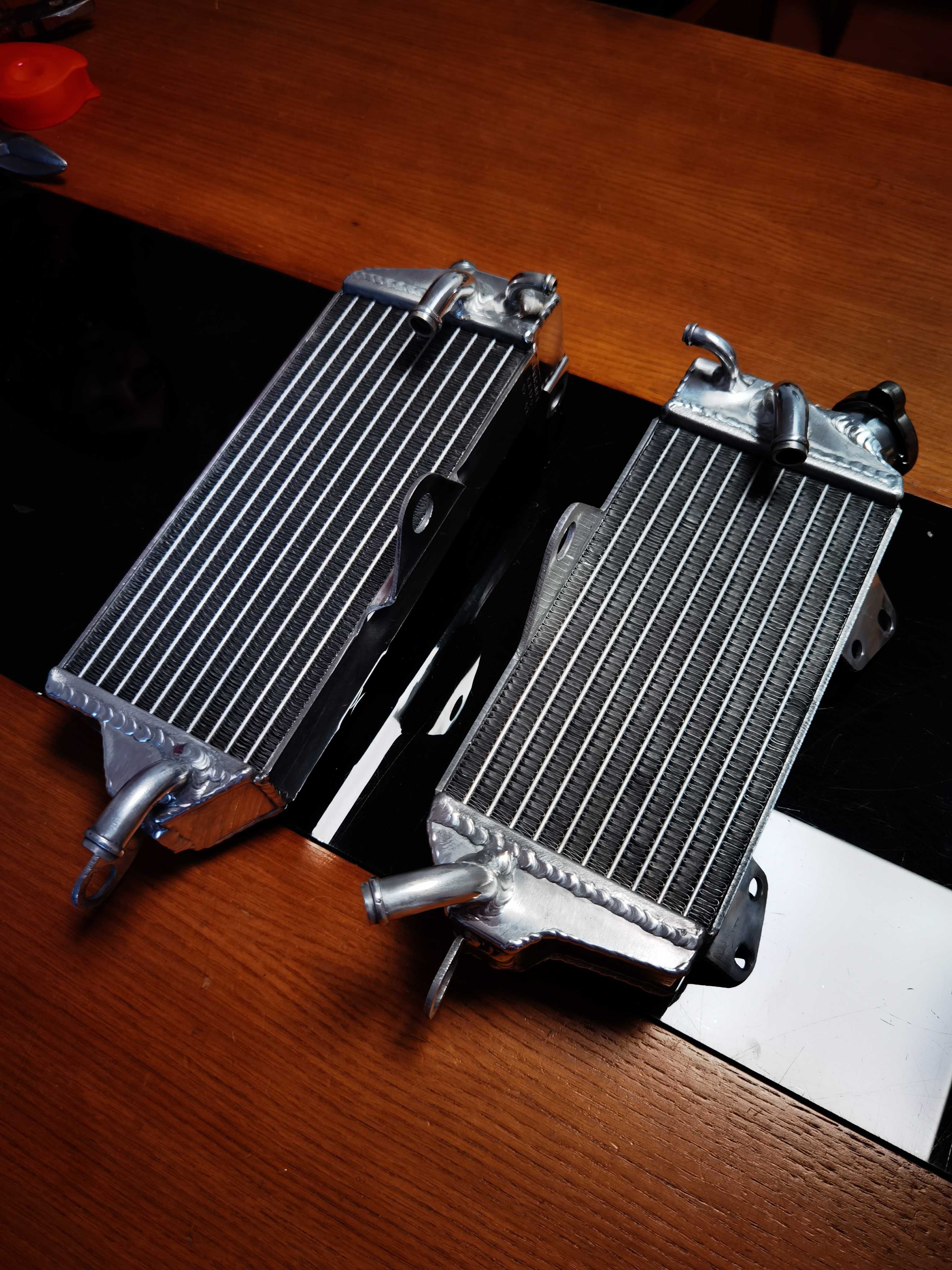 Radiadores Kawasaki KX125 de 92 a 93 Alumínio Alta Performance