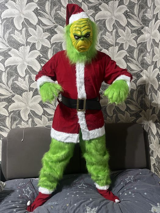 Люксовий костюм грінч гринч для аніматора для дорослого