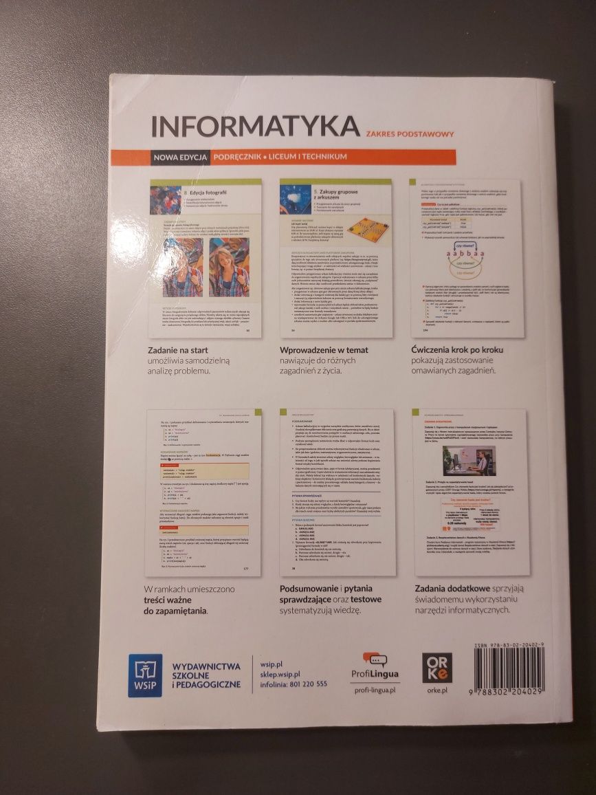 Informatyka WSiP nowa edycja