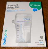 Пакети для зберігання грудного молока BabyOno *180мл* (22шт)