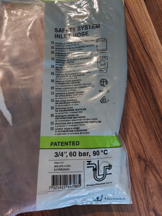 Wąż do pralki Elektrolux