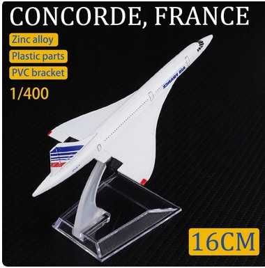 Metalowy model samolotu Air France Concord