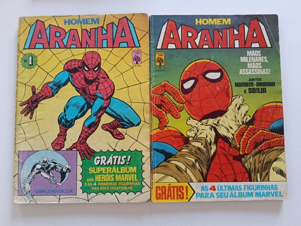 40 Livros Homem Aranha da Abril e da Marvel
