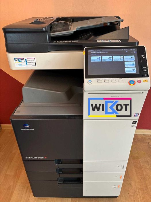 Kserokopiarka Konica Minolta c308, Gwarancja + Gratis