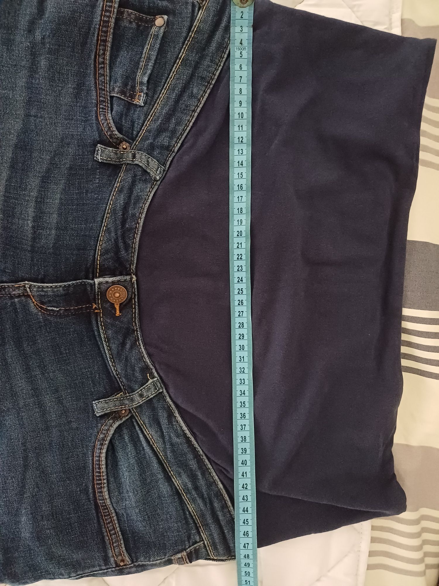 Spodnie jeansowe ciążowe H&M Mama rozm 44