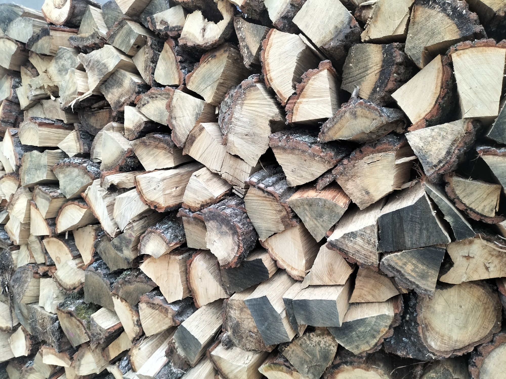 Drewno opałowe łupane buk dąb brzoza olcha