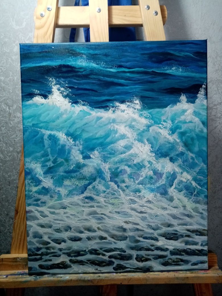 Картина живопис масло Море