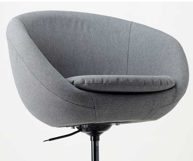cadeira rotativa cizenta ikea