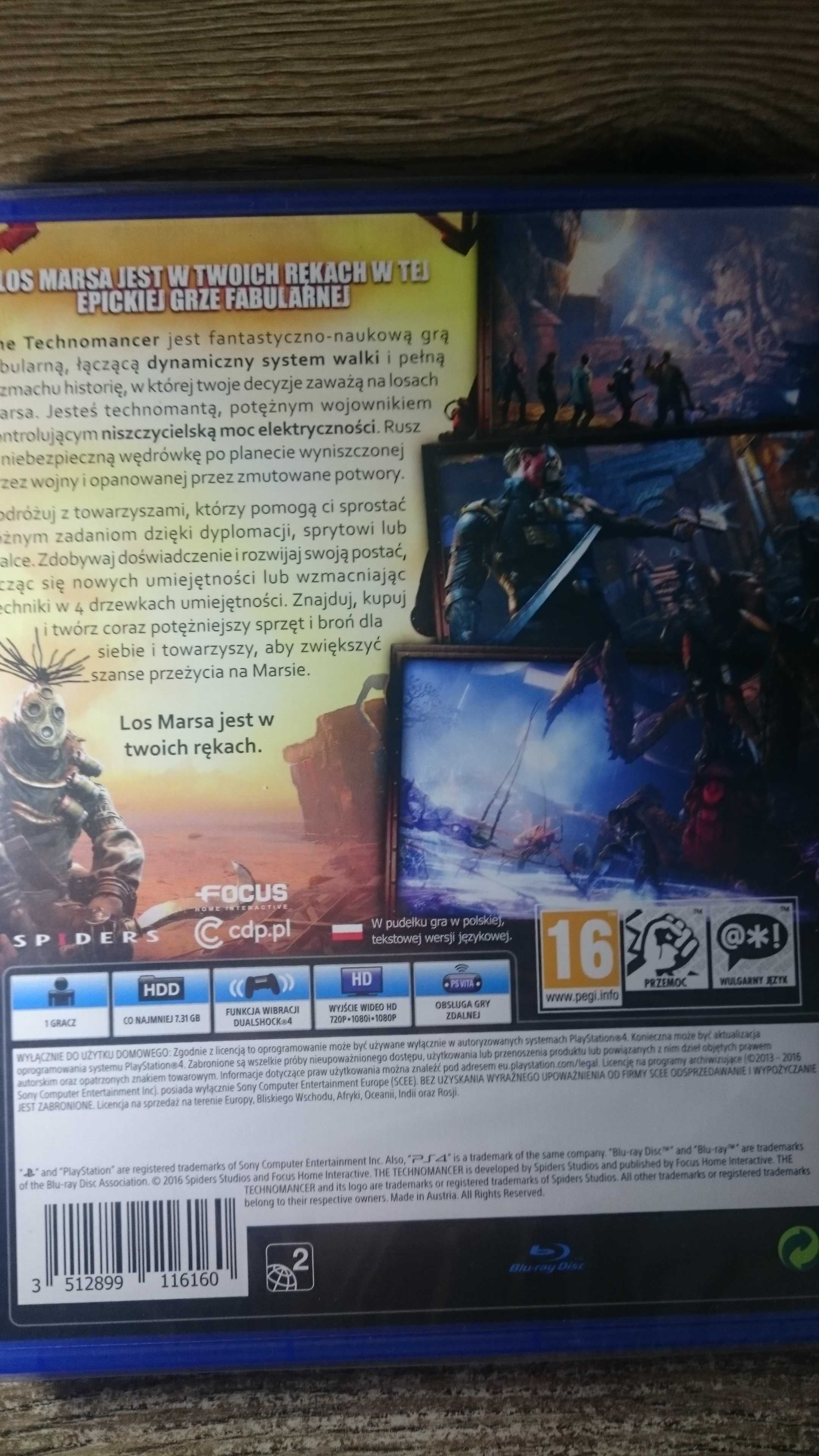 NOWA The Technomancer PS4 Playstation 4 polska Call of duty Gta