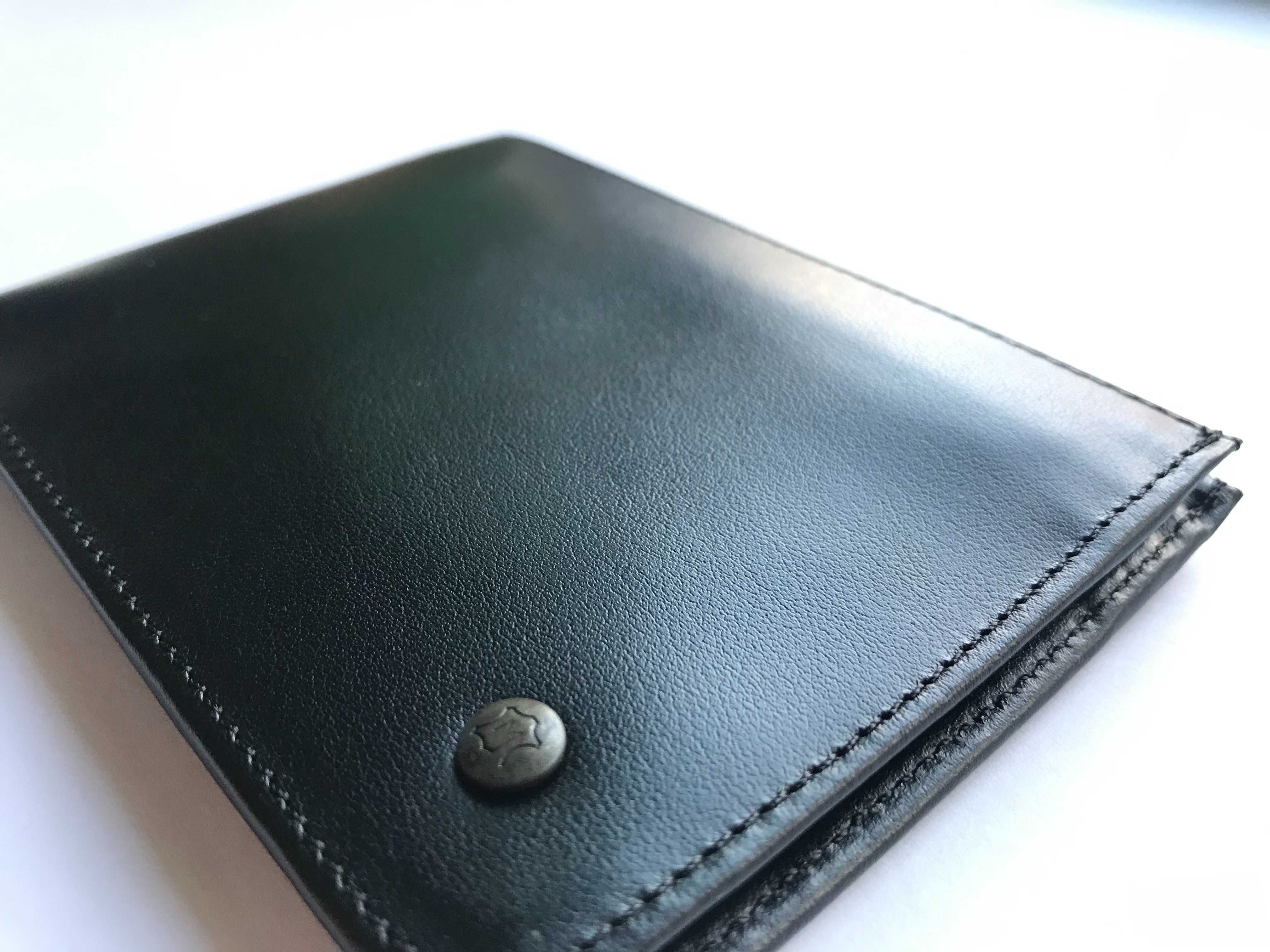 Portfel Manumi Urban Wallet RFID czarny (płaski portfel Miler)