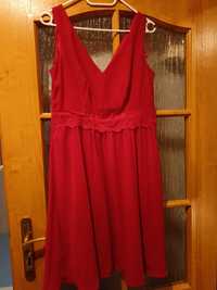 Sukienka czerwona Orsay wesele r.40