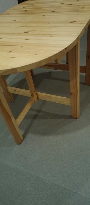 Stół rozkladany-konsolka IKEA LEKSVIK-drewno-komoda Leksvik