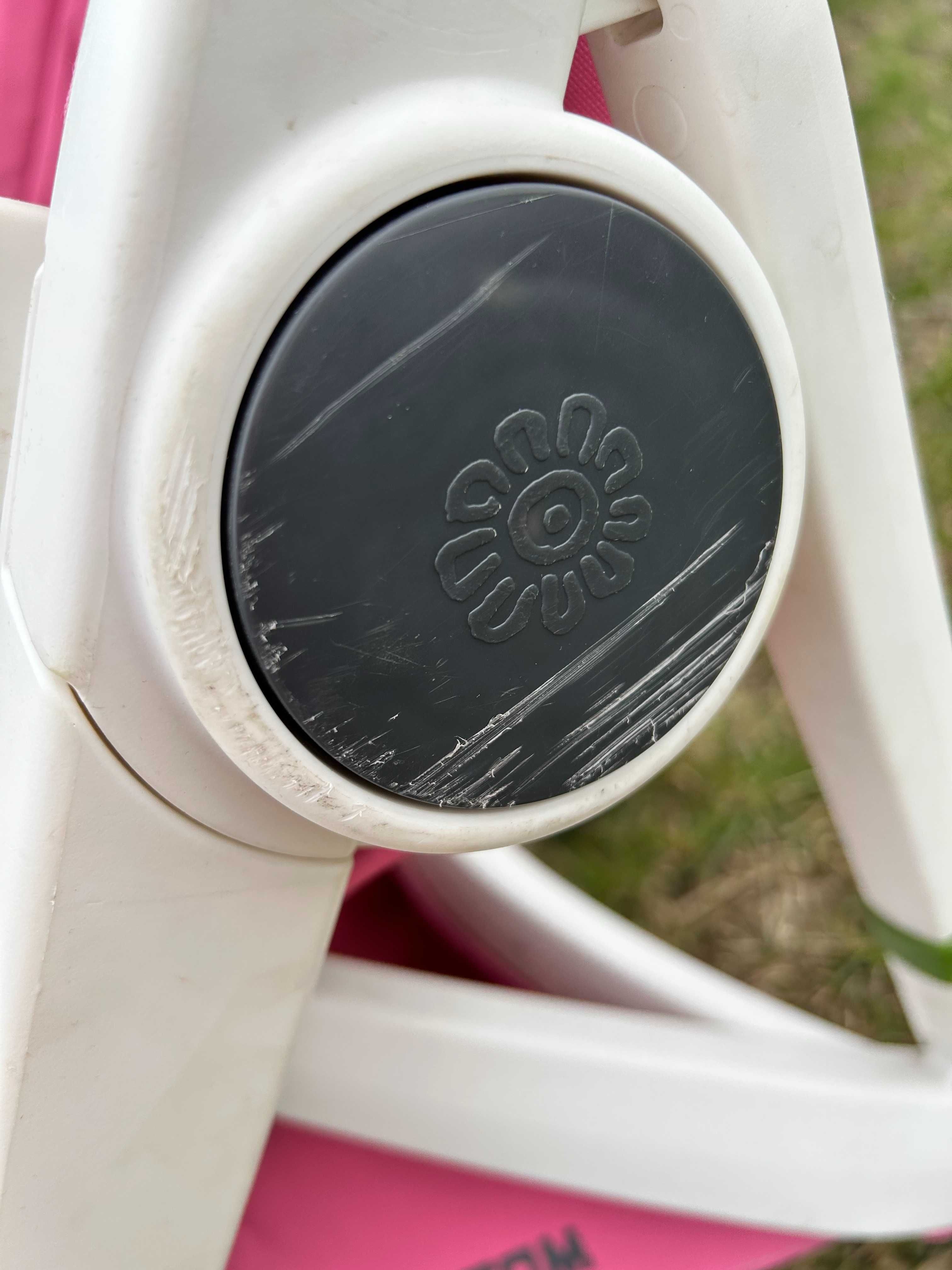 Wózek różowy spacerówka + siedzisko dla malucha REVERSIBLE