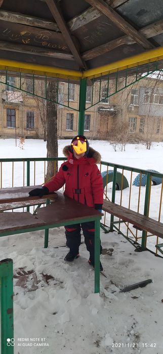 Теплый костюм рост 122