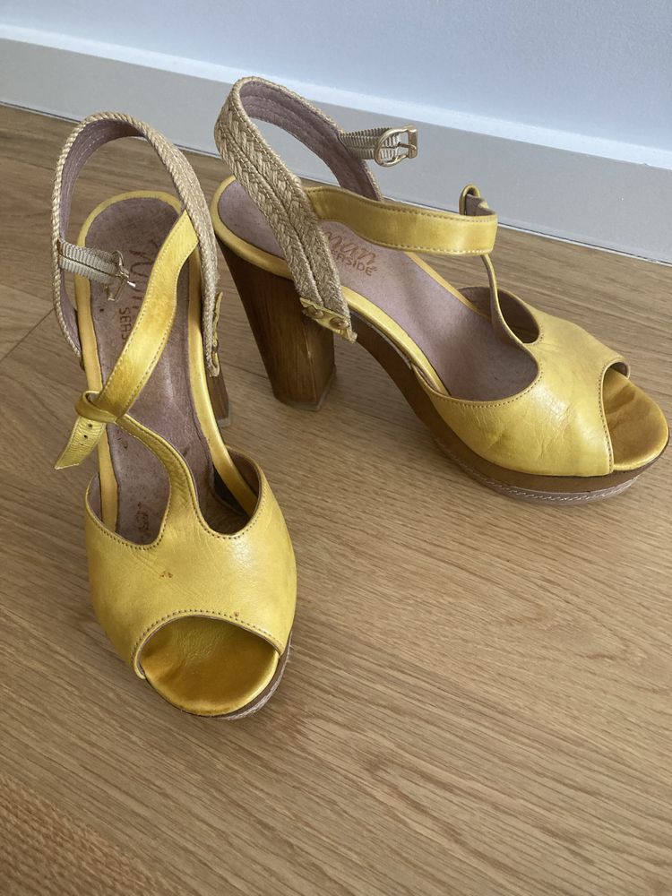 Sapatos abertos tacão Seaside