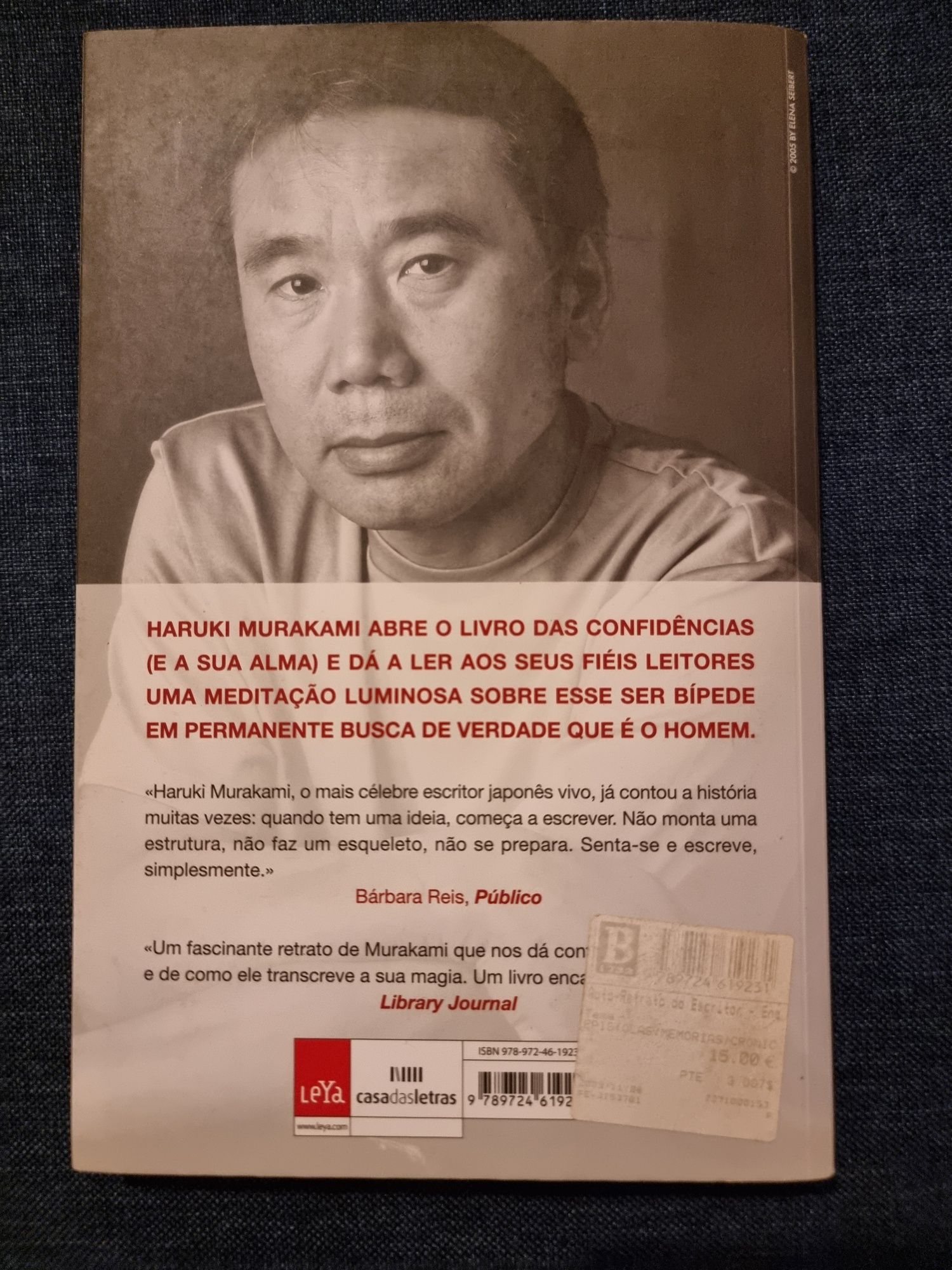 Auto-retrato do escritor-Haruki Murakami