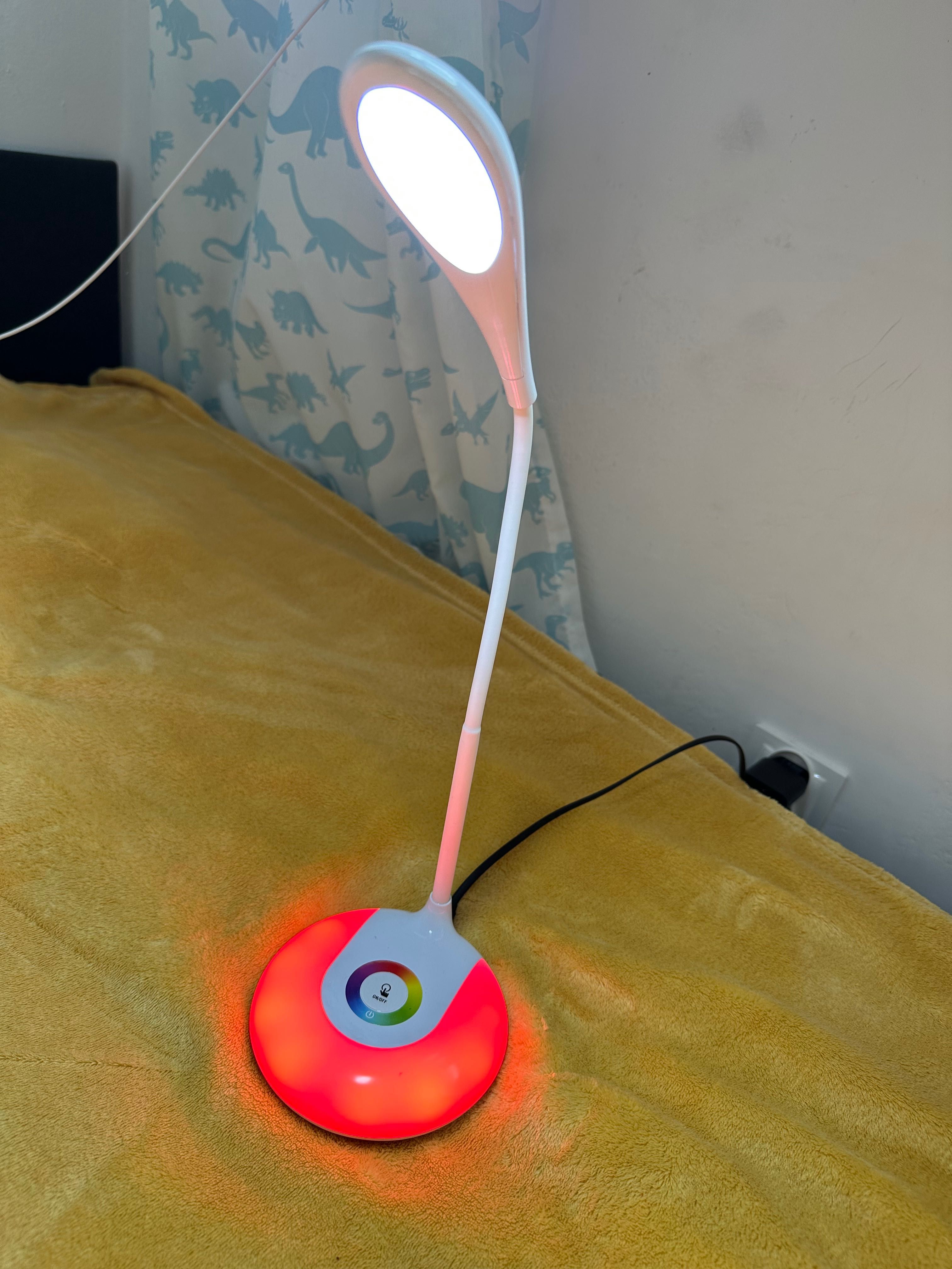 Lampa led biurkowa biała