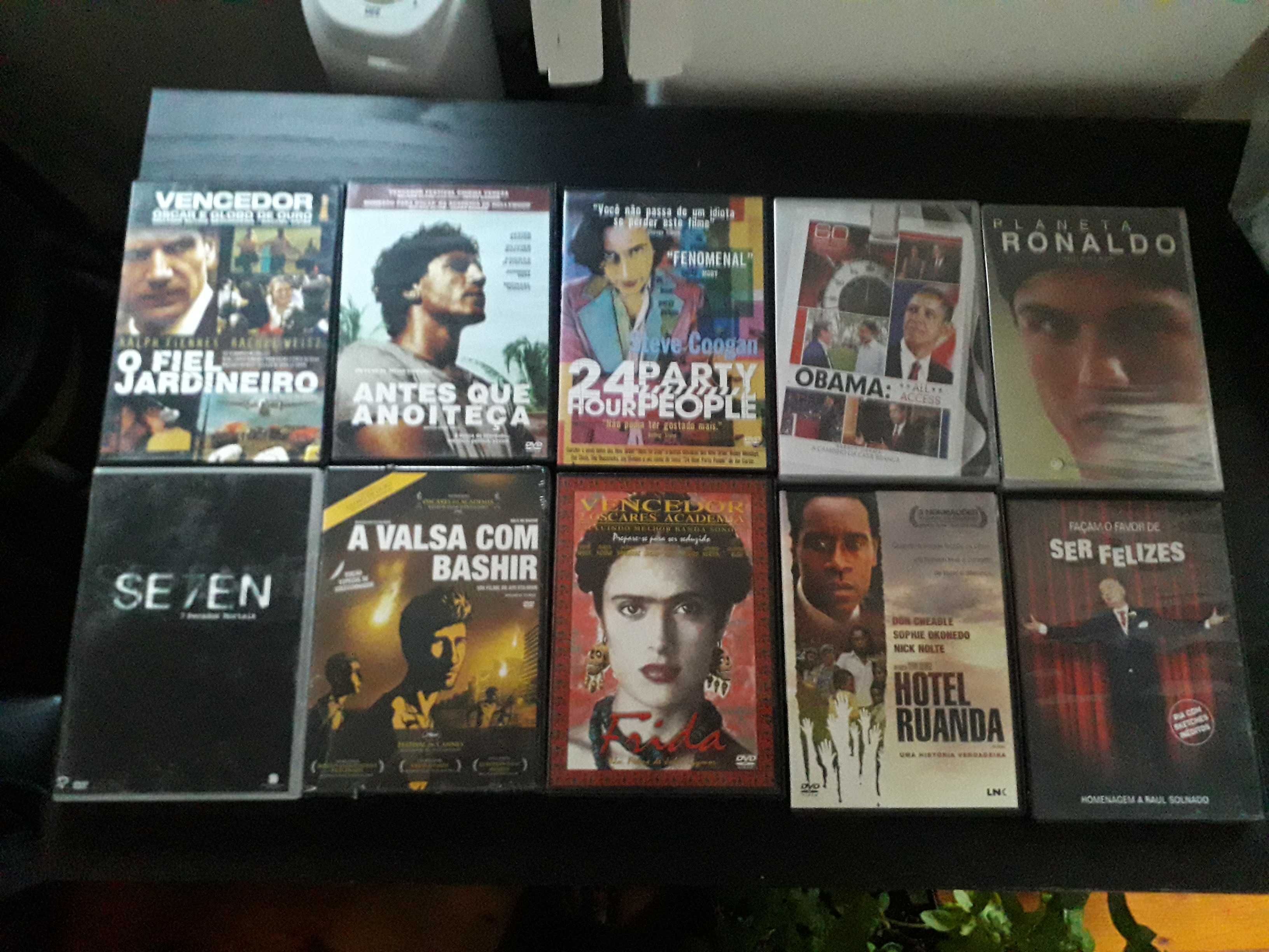 10 DVDs variados (preço por todos)