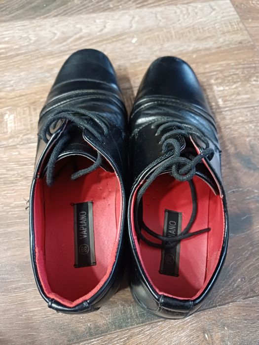 Półbuty skórzane do garnituru eleganckie dla chłopca na komunię r.38