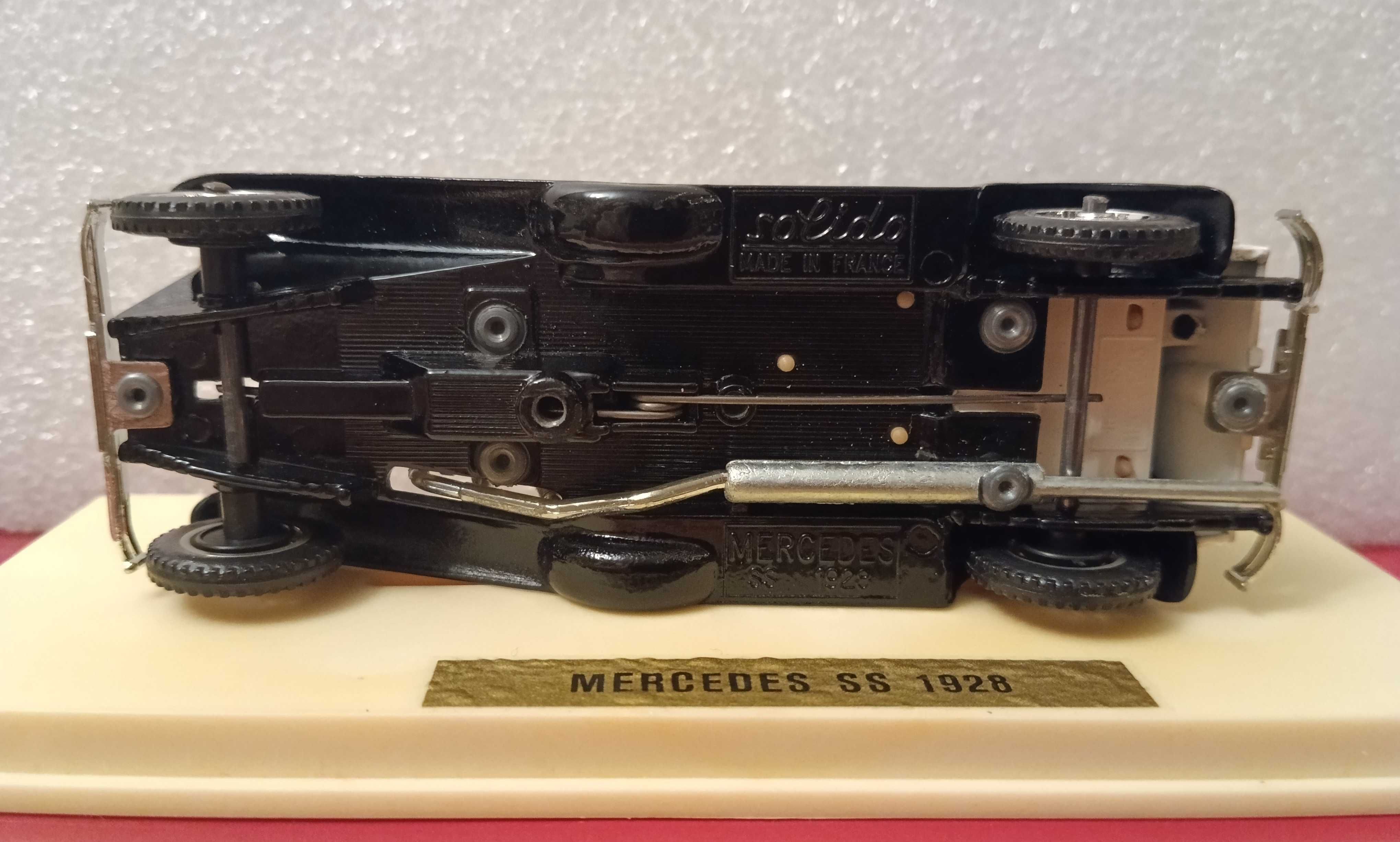 Модель 1928 Mercedes SS - Solido 1:43, раритет