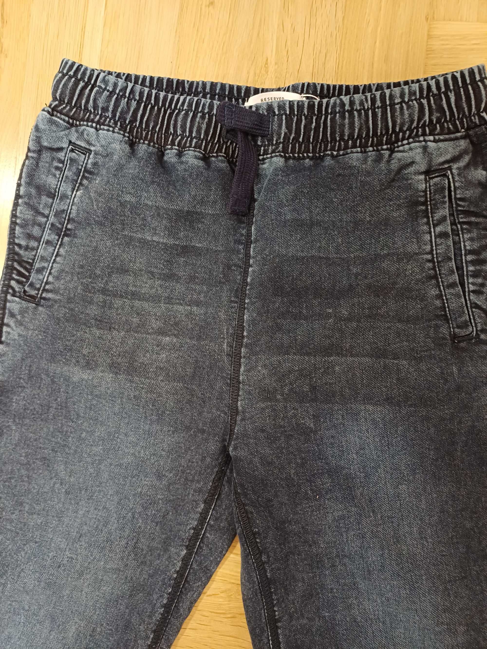 Spodnie jeans jogger nowe 164 reserved