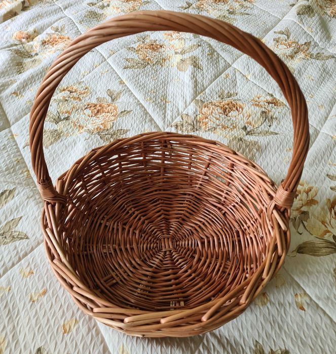 Kosz wiklinowy duży nowy