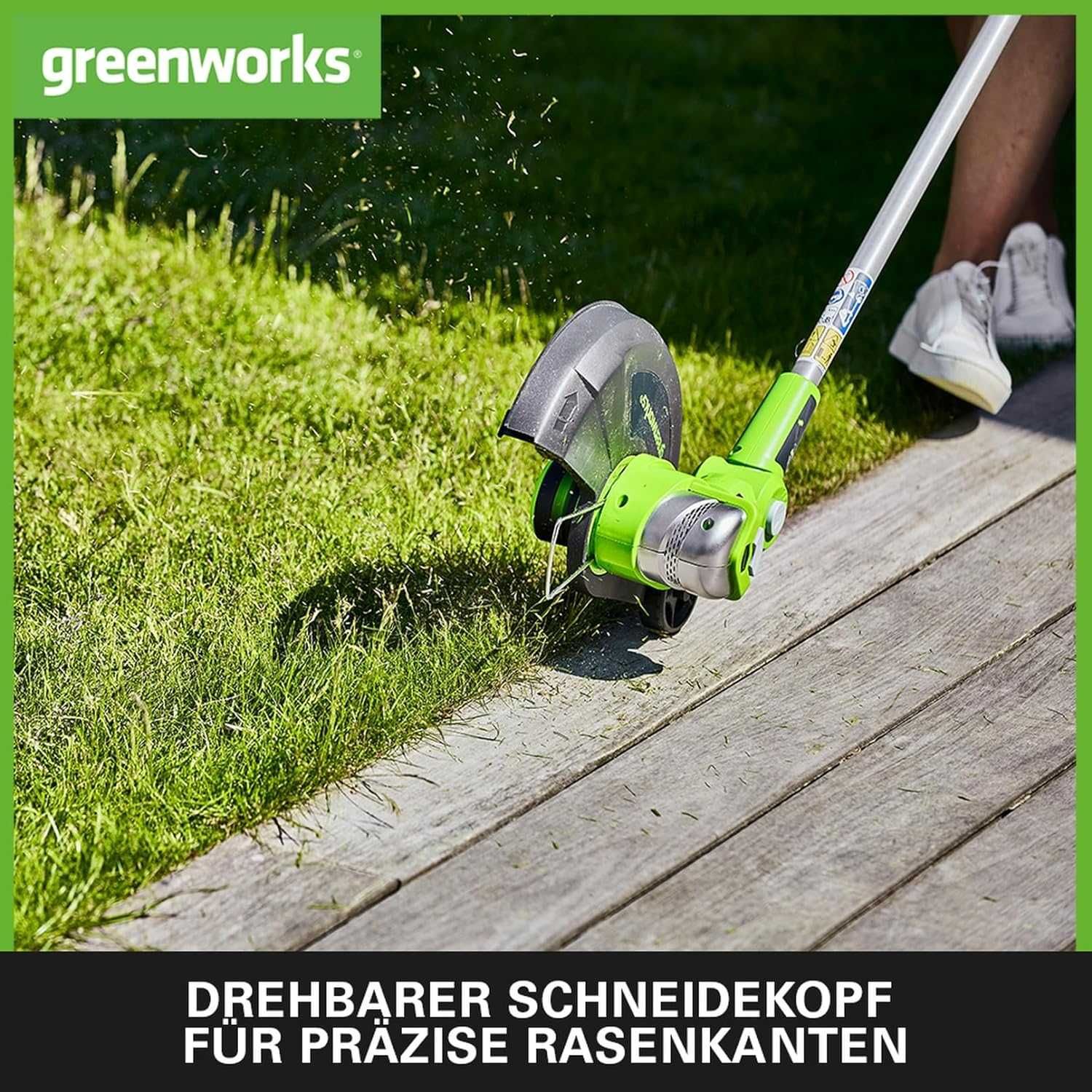 Greenworks Deluxe  G24LT30MK2 акумуляторний тример для трави 24V