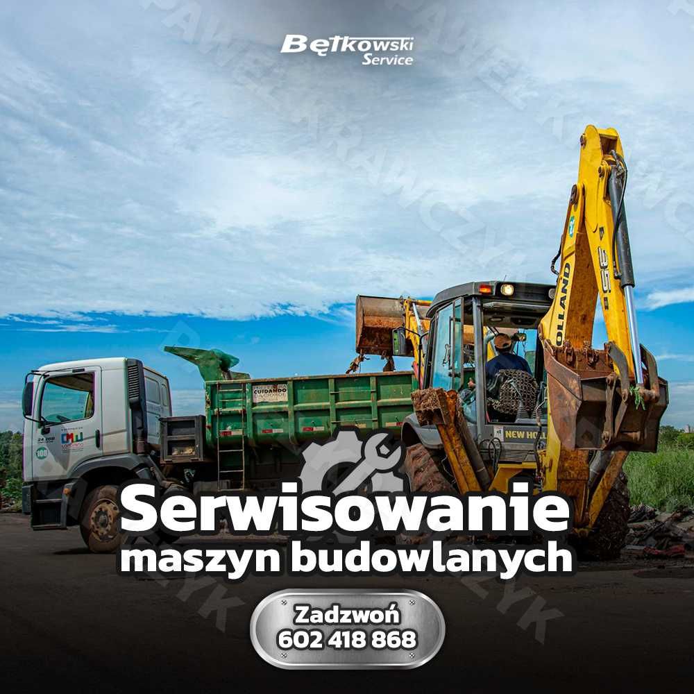 Naprawa i serwis koparek, maszyn rolniczych, budowlanych i traktorków