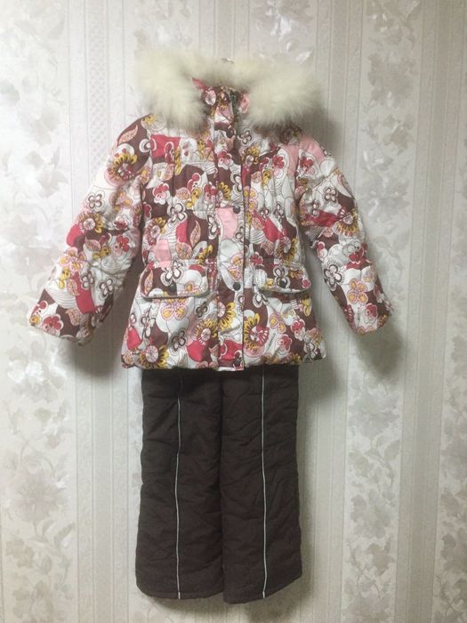 Зимовий комплект куртка і комбінезон р,122 DONILO