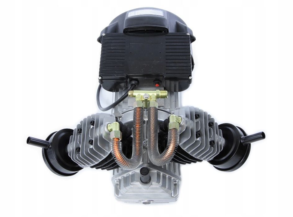 SPRĘŻARKA Z SILNIKIEM JN-30V kompresor 50L 2 tłoki wydajność 390 l/min